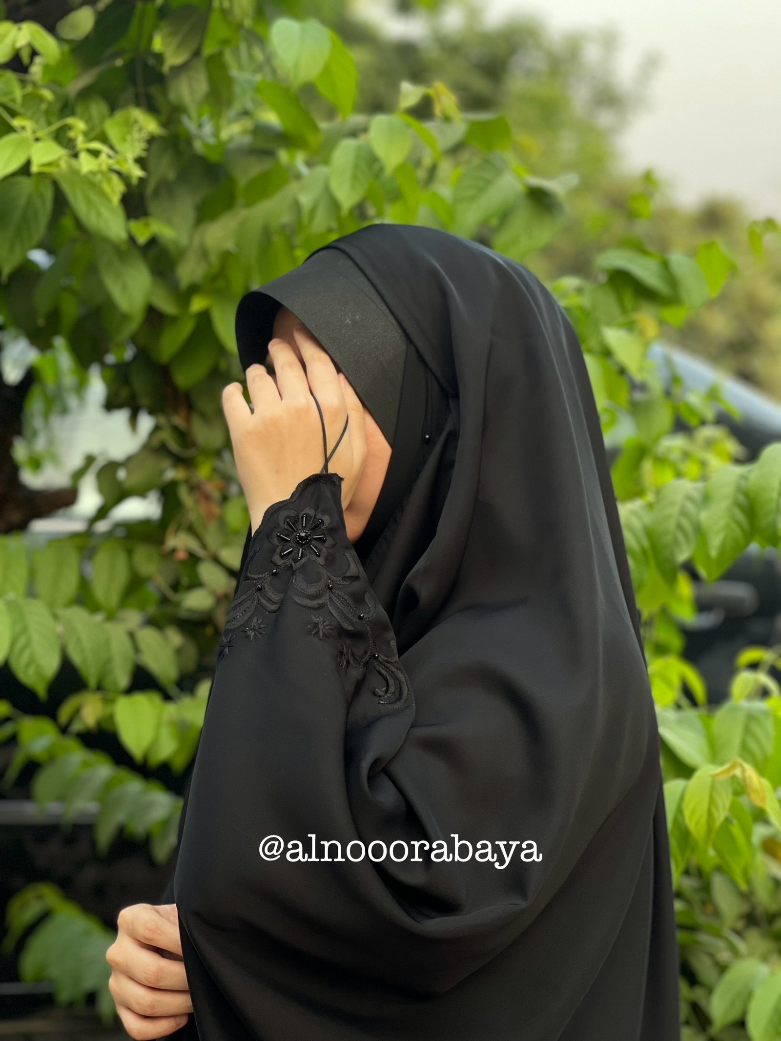 Petal Spark Iranian Styled Abaya