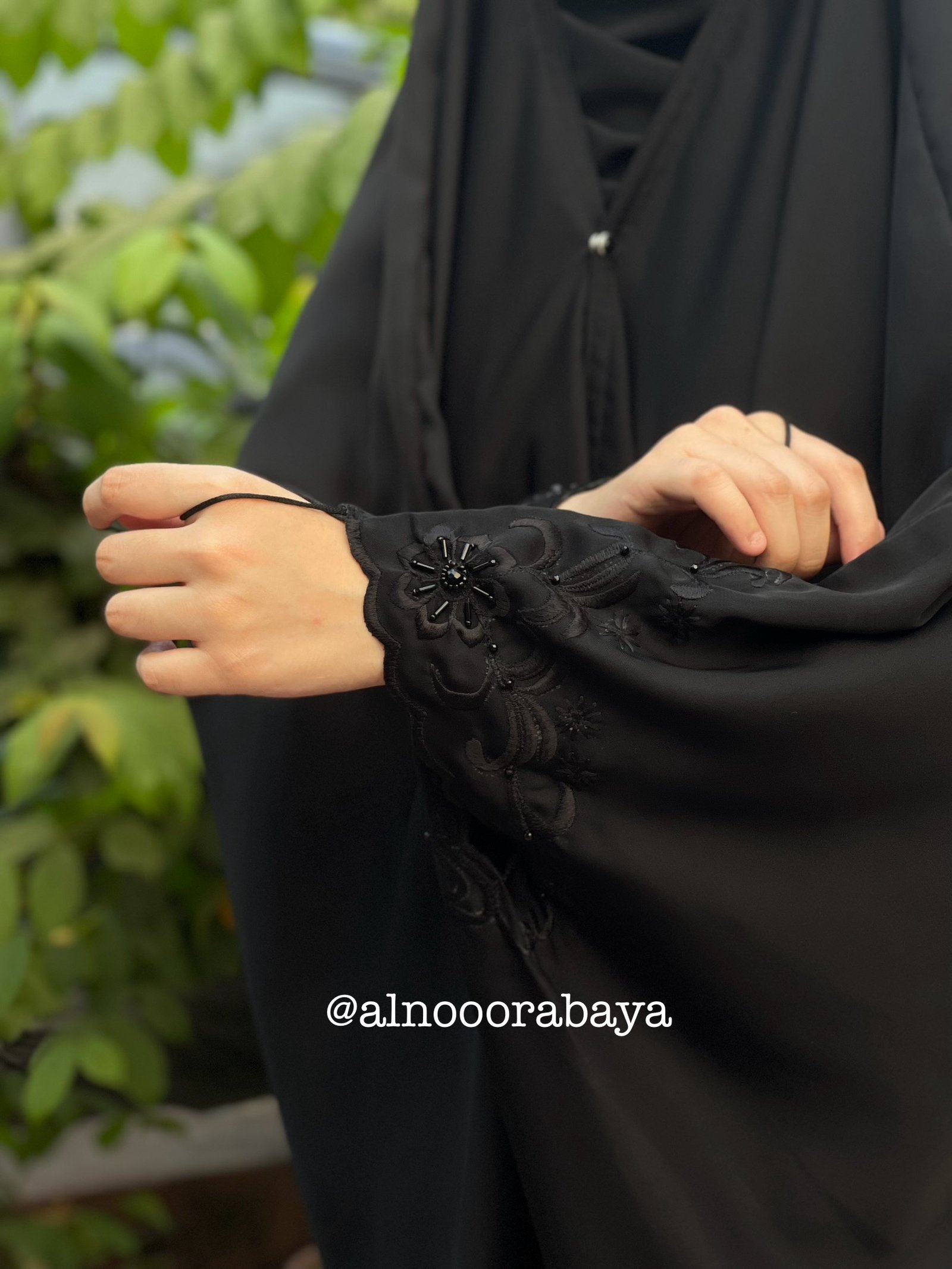 Petal Spark Iranian Styled Abaya