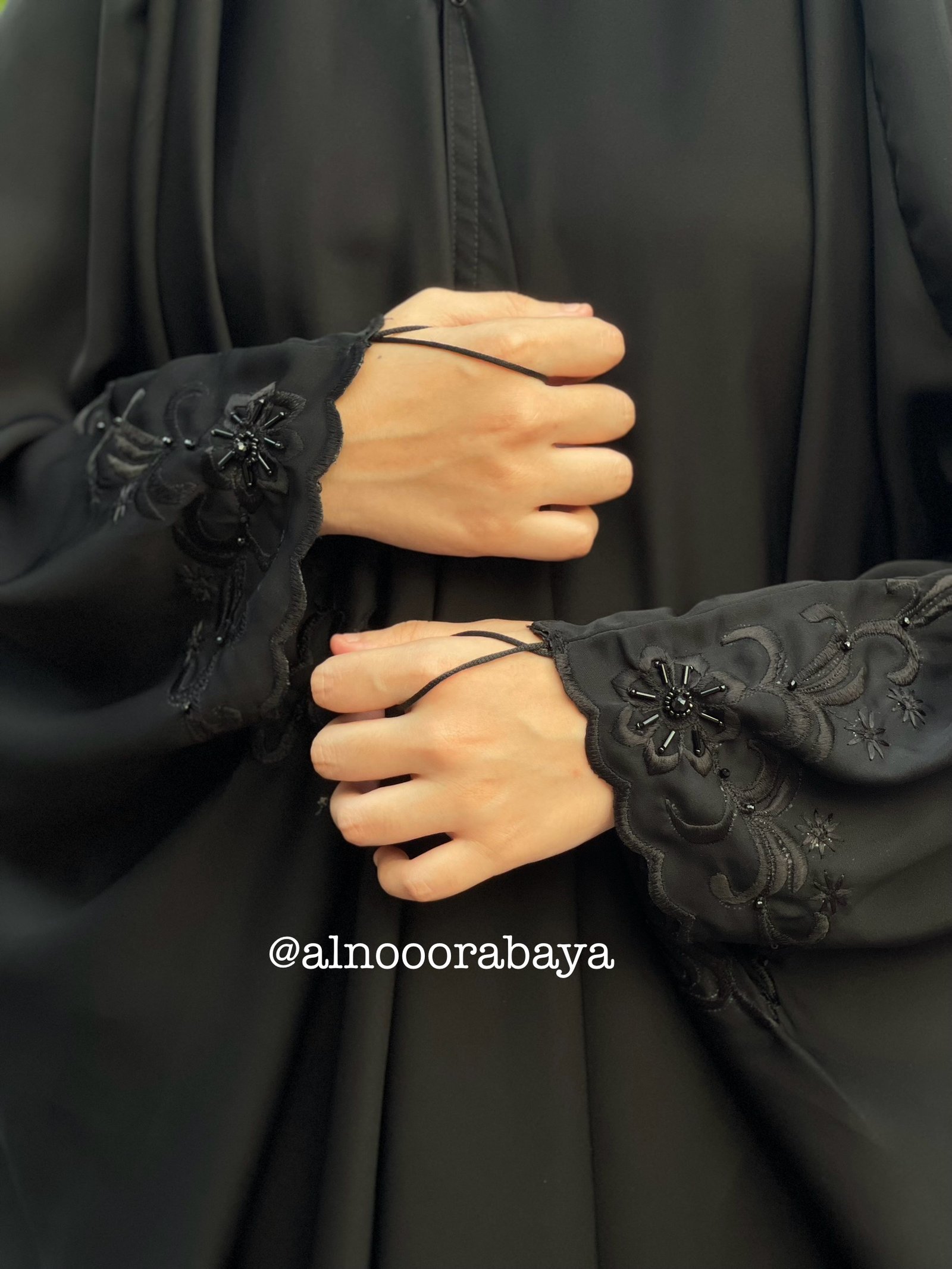 Petal Spark Iranian Styled Abaya