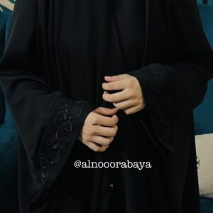 Floral Trace Iranian Styled Abaya