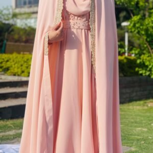 Iranian Styled Pink Nikkah Suit