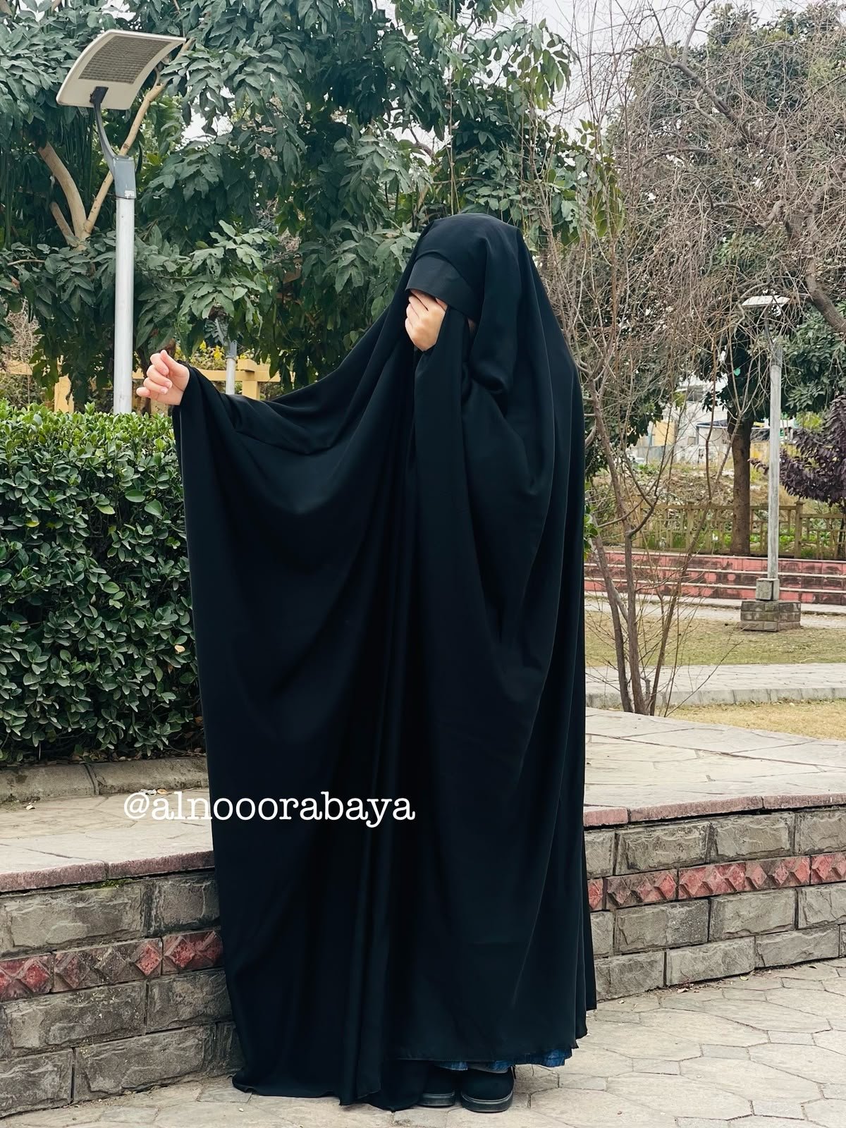 Simple Irani Abaya-with sleeves - Image 4
