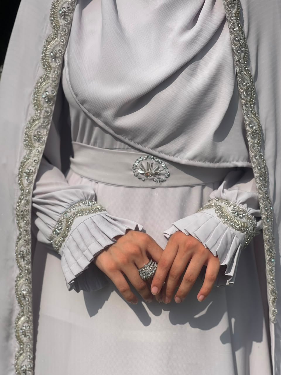 Lilac Pearl Luxe Nikah suit - Image 7